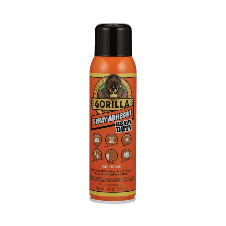 Gorilla Clear Multi-Purpose Spray Adhesive 14oz
