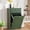 Green, variant on ORRD Double Tilt Out Trash Can Cabinet, Wood Kitchen Garbage Bin with Drawer, Fluted 10 Gallon Laundry Hamper Cabinet, Farmhouse Hidden Trash Can for Kitchen, Living Room, Natural