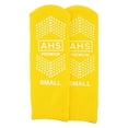 thumbnail image 3 of AHS Premium Hospital Socks with Grippy Anti-Slip Tread | Yellow Small Double Tread Socks | Safety, Soft Polyester Socks | Gripper Socks Case of 300 Pairs, 3 of 3