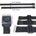 thumbnail image 2 of Baby Safety Belt, 3 Point Safety Harness For Child Kid Safe Strap For High Chair (1pcs, Black), 2 of 5