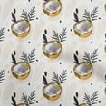 thumbnail image 1 of oneOone Polyester Spandex Mustard Yellow Fabric Tropical Dress Material Fabric Print Fabric By The Yard 56 Inch Wide-HL, 1 of 6
