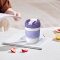 thumbnail image 1 of Vaso portátil con pajita para coche, diseño macarrón de doble uso, vaso plegable con pajita, regalo para estudiantes, compañero de viaje, elegante color macarrón, vaso fácil de beber. Blaxill, 1 of 8