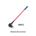 thumbnail image 4 of Kenally 50 piezas portafusibles Add-a-circuit Mini pequeño tamaño mediano ATM APM Back adaptador modificación ajuste Vehículos, repuestos y accesorios Mis Micro/Azul Kenally VI019016-02, 4 of 6