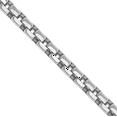 thumbnail image 4 of 14K Solid White Gold 2.45mm Round Box Link Chain Necklace, 4 of 5