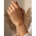 thumbnail image 4 of Pulsera de oro laminado de estrella con clip, 4 of 6