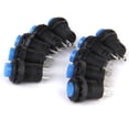 thumbnail image 2 of Interruptor De Botón Pulsador Sunnimix 20pcs Enclavamiento 3A 125V 1.5A 250V Negro Y Azul, 2 of 8