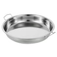 thumbnail image 4 of Minkissy Steaming Dish Food Serving Tray Stainless Steel Round for Household Users 1Set, 4 of 6