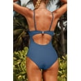 thumbnail image 5 of BeautyIn Women Halter Monokini Soild Swimwear Beach Bathing Suit 1 Piece, 5 of 5