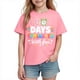 thumbnail image 2 of Blusas y camisas de manga corta con cuello redondo para niños y niñas, camisetas gráficas de manga corta, blusas con estampados bonitos para la temporada escolar., 2 of 9