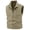 Khaki, variant on KeShDi Vest for Men Stand Collar Sleeveless Zip Up Casual Lightweight Vest Coat with Pockets Black 4X