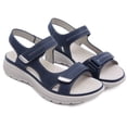 thumbnail image 1 of Sandalias para caminar para mujer Sandalias atléticas planas antideslizantes Sandalias con punta abierta para deportes, 1 of 9