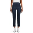 thumbnail image 4 of Martha Stewart Everyday Women's Pull On Crop Pants with Faux Pearl Hem, 4 of 5
