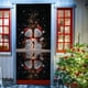 thumbnail image 5 of Cortina Navideña para Puerta | Tela de Poliéster de Alta Densidad | Impermeable | No Se Arruga | Estampado Navideño de Alta Definición | Resistente a La Decoloración | Gruesa | Presilla para Colgar S, 5 of 6