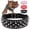 Black, variant on Adjustable Wide Spiked Dog Collars, Mushroom Rivet PU Leather Cat Dog Collar, Durable Spike Studded Pet Collar for Small Medium Large Breed, PitBull Mastiff Bulldog Pugs Husky Rottweiler, Pink