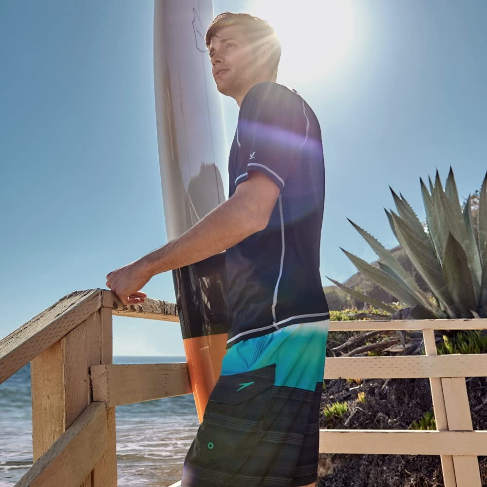 Men's Speedo 7482178 Easy Short Sleeve Loose Fit Swim Tee