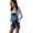 Dark-Blue, variant on JuicyTrendz Women’s Denim Bib Pocket Short Dungarees Stretch Casual Summer Comfy Jumpsuit Light-Blue 6