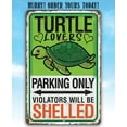 thumbnail image 5 of Metal Sign - Turtle Parking - Durable Metal Sign - Use Indoor/Outdoor - Great Beach House or Kid's Room Decor and Gift for Sea Turtle Lovers Under $20 (8" x 12"), 5 of 5
