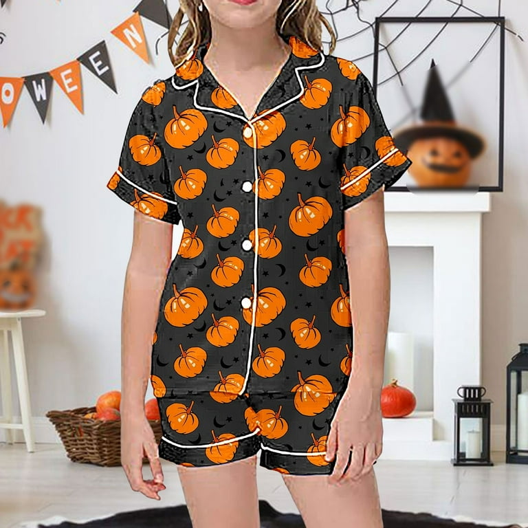 WEIYLL Festival Outfits for Girls Piece Pajamas Graphic Short
