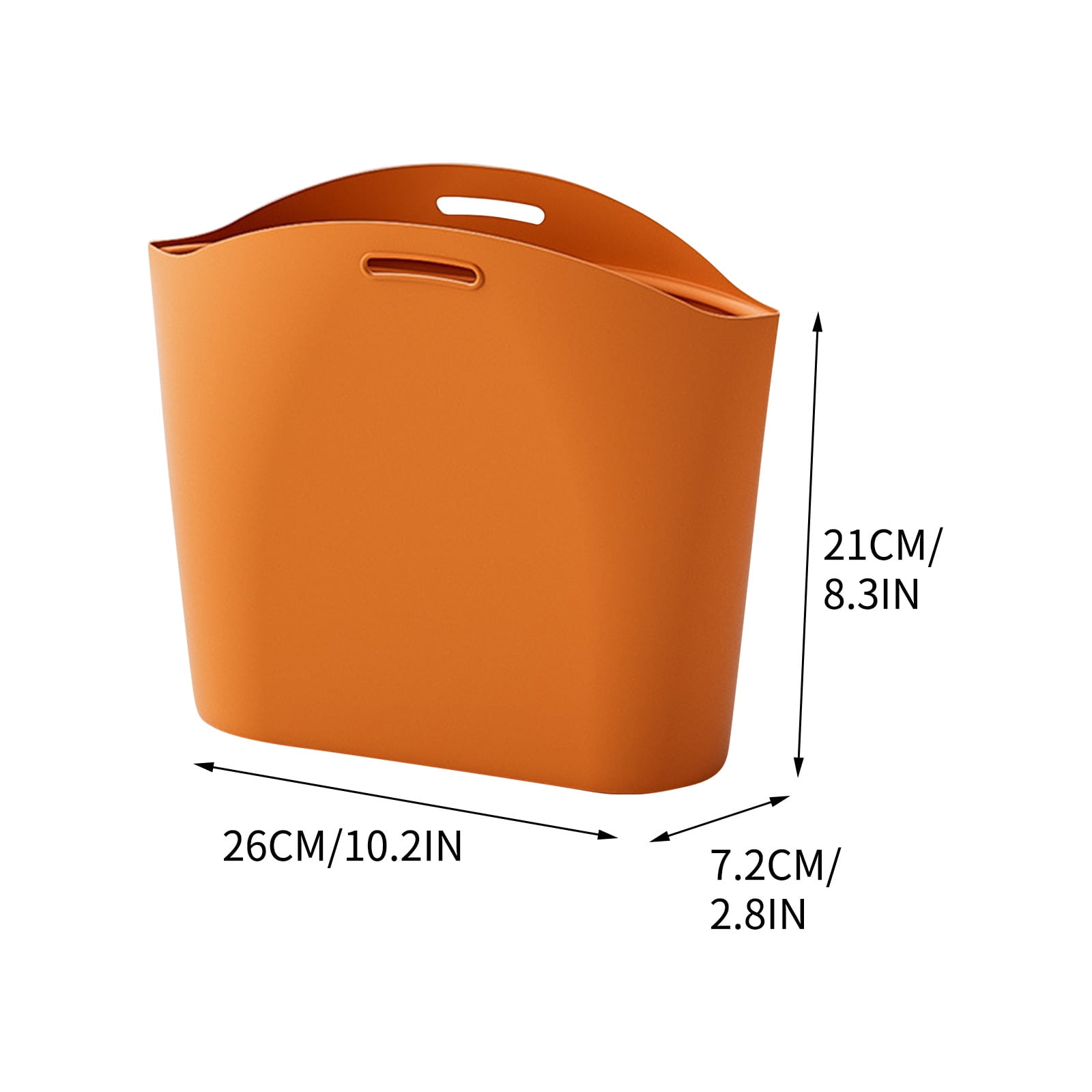 Needhep Wall-mounted Punch- Trash Can, Small Touchless Trash Bin, Mini Trash Can With Lid Bathroom Household Garbage Can With Lid Slimline for Bathroom (Gray)