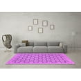 thumbnail image 3 of Ahgly Company Indoor Rectangle Abstract Purple Modern Area Rugs, 4' x 6', 3 of 4