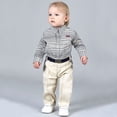 thumbnail image 3 of AWAYTR Kids Adjustable Magnetic Buckle Belts, Elastic Stretch Comfort Waist Bands for Children Jeans Uniform, 3PCS, 3 of 13
