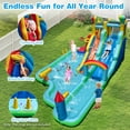 thumbnail image 6 of Gymax Inflatable Water Park w/Climbing Wall Basketball Rim Splash Pool Blower Excluded, 6 of 10