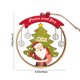 thumbnail image 3 of Adorno colgante navideño de madera Fiudx Liquidación navideña Ligero y fácil de colgar, 3 of 6