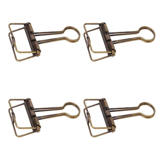 50Pcs Metal Clips Hollow Design Strong Clamping Force Long Service Life Versatile, For Document Organization
