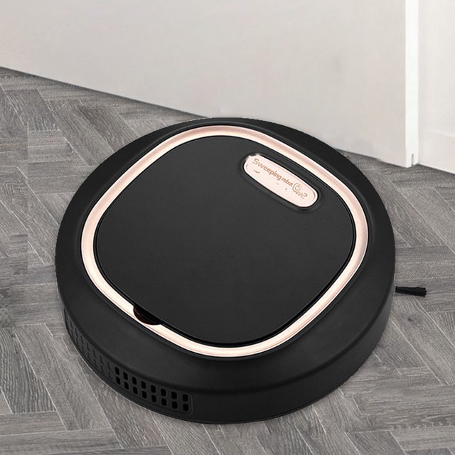 Robot Aspirador Colector de polvo de limpieza automática Aparatos de limpieza de trapeadores secos y húmedos (S6 Black) Sywqhk Libre de BPA