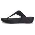 thumbnail image 2 of FitFlop Womens Lulu Shimmerlux Toe Post Synthetic Sandals, 2 of 4