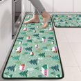 thumbnail image 2 of Kitchen Rugs Sets Of 2,Light Green Christmas Village Pattern Anti Fatigue Kitchen Mat Rugs Non Slip Washable,Decorative Kitchen Floor Mats for Kitchen,Sink,Laundry,17"x47"+17"x47", 2 of 5