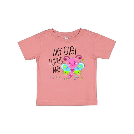 

Inktastic My Gigi Loves Me- cute dragonfly Gift Baby Boy or Baby Girl T-Shirt