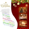 thumbnail image 4 of Coolnut 2 PSC Christmas Stockings Cute Unicorn, 17.7" Xmas Fireplace Santa Socks Christmas Tree Hanging Stockings Decoration for Christmas Holiday Xmas Gift, 4 of 6