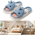 thumbnail image 1 of Pantuflas antideslizantes Likrtyny Punta abierta Azul 40-41, 1 of 9