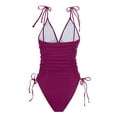 thumbnail image 7 of QHFBli Women One Piece Swimsuits Tummy Control Bathing Suits Sexy Ruched Swimwear, 7 of 7