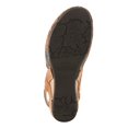 thumbnail image 6 of Spring Step L’Artiste Women's Koraline Mary Jane Flat Shoes – Hand Painted Floral Leather, Cushioned Microsuede Footbed, Adjustable Ankle Strap, 2″ Cork Wedge Heel, 6 of 8