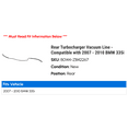 thumbnail image 2 of Rear Turbocharger Vacuum Line - Compatible with 2007 - 2010 BMW 335i 2008 2009, 2 of 2