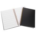thumbnail image 1 of PENIKOKO 2Pcs Portable Black Spiral Grid Notebook for Financial Tracking and Expense Management, 1 of 6