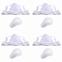 4X Groin Protector Cup Men, Boxing Kickboxing Muay Groin Guard, Ventilated Adjustable, Karate Fighting Training S