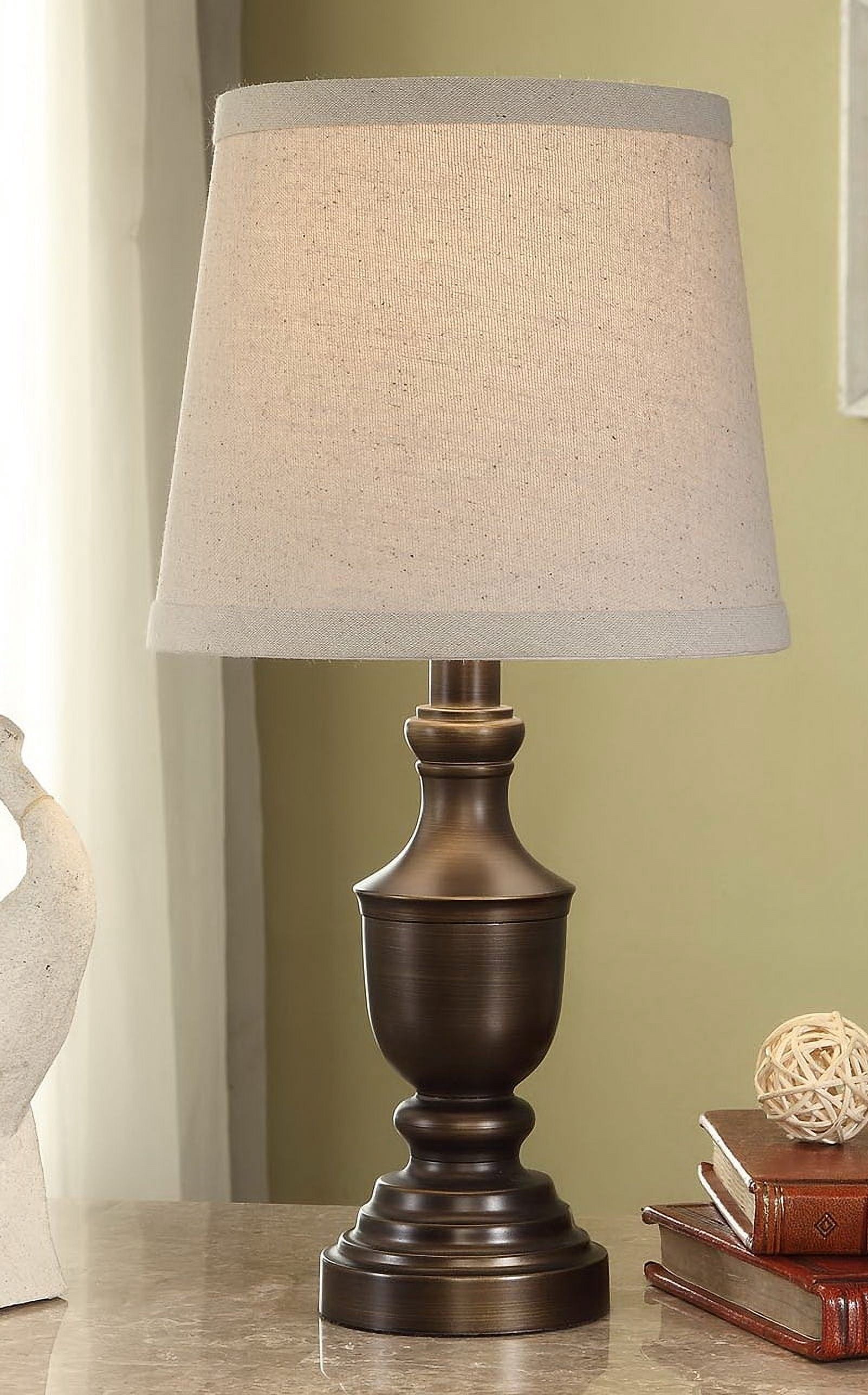 Mainstays Mix & Match 11" Compostie Urn Accent Lamp Base, Bronze Finish