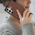 thumbnail image 7 of Galaxy S24 Ultra Plus Case, Tekcoo Galaxy S24 Ultra Wallet Case, PU Leather ID Cash Credit Card Holder Slots Magnetic Closure Kickstand Flip Slim Cover for Samsung S23 Ultra 5G [Brown], 7 of 7