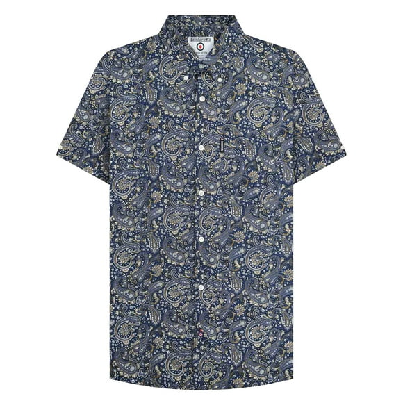 Lambretta Mens SS25 Paisley Shirt