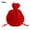 Red, variant on Bueautybox Plush Cloth Drawstring Jewelry Bags, 10 Piece Gift Bags