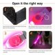 thumbnail image 4 of LaRoo Light Up Dog Collar With Nylon Stickers, Universal Glowing Accessories for Leash Harness, Silicone Waterproof LED Flashing Night Outdoor Safety, 4 of 5