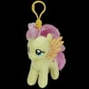 Ty Inc. My Little Pony Plush Stuffed Animal-Fluttershy Bag Key Clip