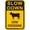 Warning Sign 1, variant on Slow Down Signs Pedestrian Sign - 8"x12" Aluminum Street Yard Warning Sign, Pedestrian Safety Decor for Home Business Street Road