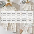 thumbnail image 3 of Gerichy 2-Piece Long Sleeve Pajamas Christmas Sleepwear Flower Pjs Cotton for Baby, Toddler, Little Girls 6M-6T, 3 of 6