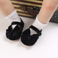 thumbnail image 3 of Yoyauz Baby Girl Mary Jane Shoes Anti Slip Rubber Sole Ballet Slippers Princess Dress Wedding Shoes Newborn Kids Shoes Toddler Shoes（0-12 Month）, 3 of 8