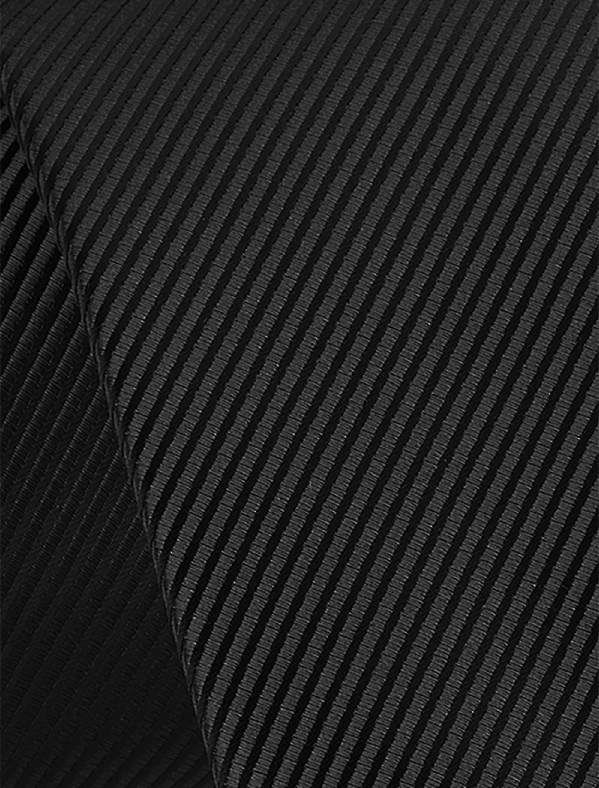 Synrgy by DXL Men's Big and Tall Textured Solid Tie Black XL