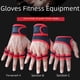 thumbnail image 4 of Guantes deportivos de fitness para mujer, antideslizantes, con protección de medio dedo, para entrenamiento, yoga, ejercicio, barra horizontal de hierro anticapullo, 4 of 6